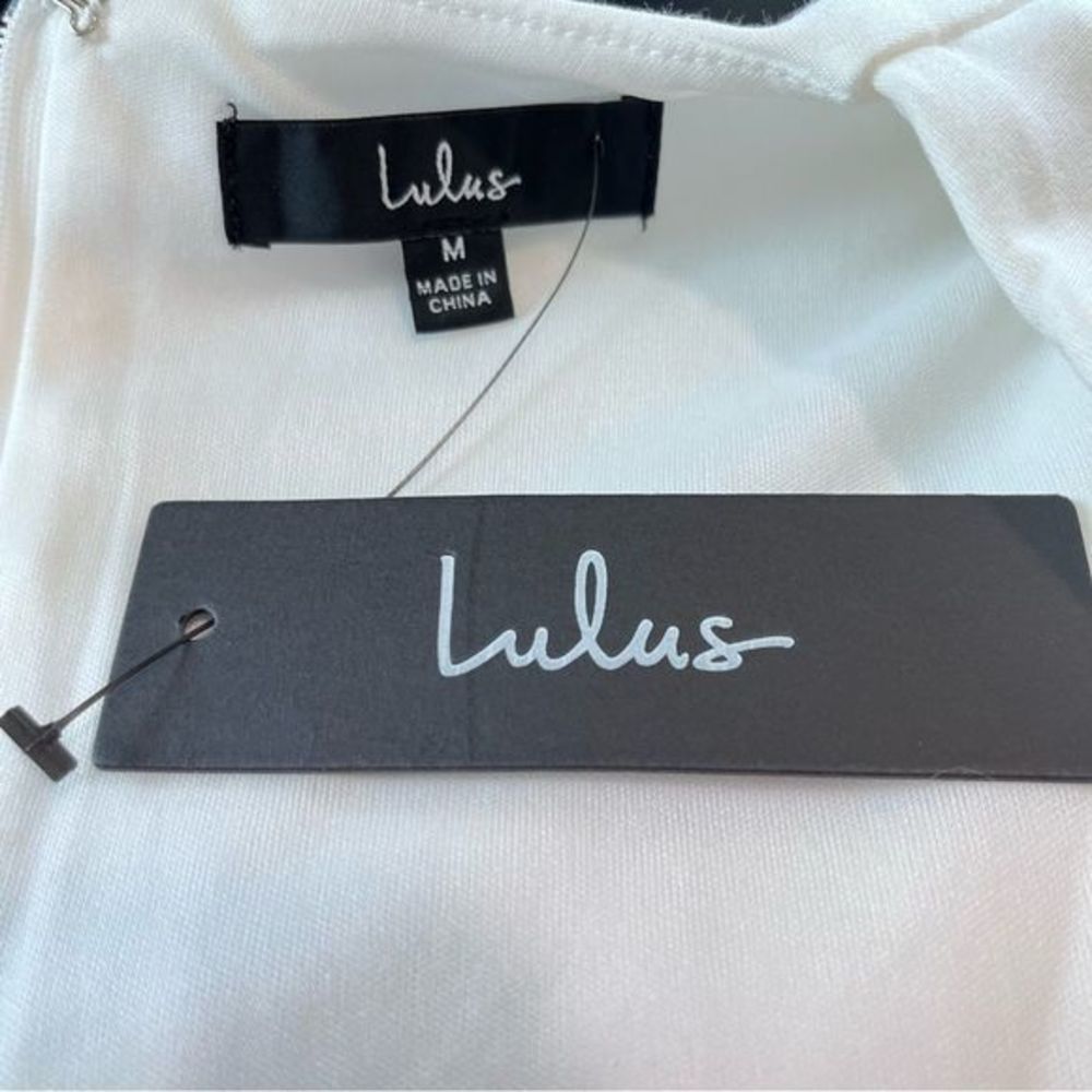 Lulu's White Sleeveless Dress - Picture 10 of 11